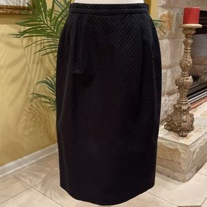 Uniquely Patterned Black Skirt Size 12